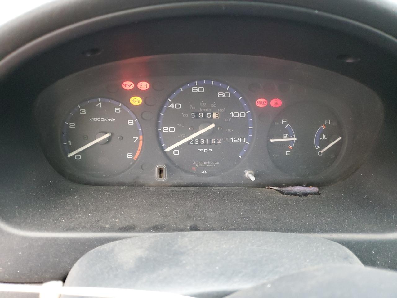1998 Honda Civic VIN 2HGEJ6348WH114192 Copart auction photo, front end / side damage thumbnail 9
