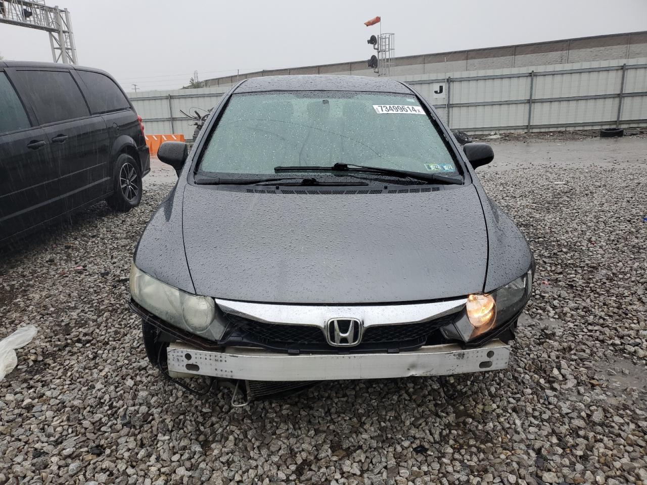 2010 Honda Civic VIN 19XFA1F34AE071743 Copart auction photo, front end damage thumbnail 5
