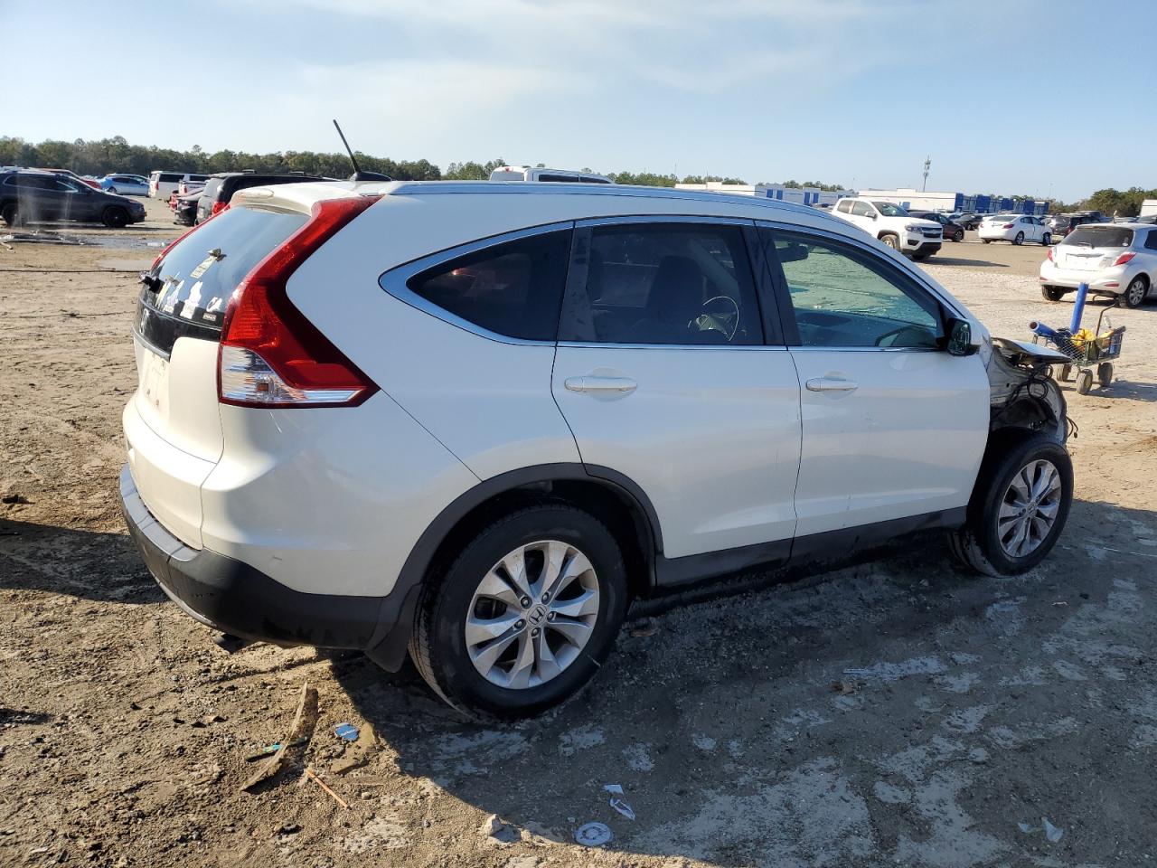 2014 Honda CR-V VIN 5J6RM3H74EL038412 Copart auction photo, front end damage thumbnail 3