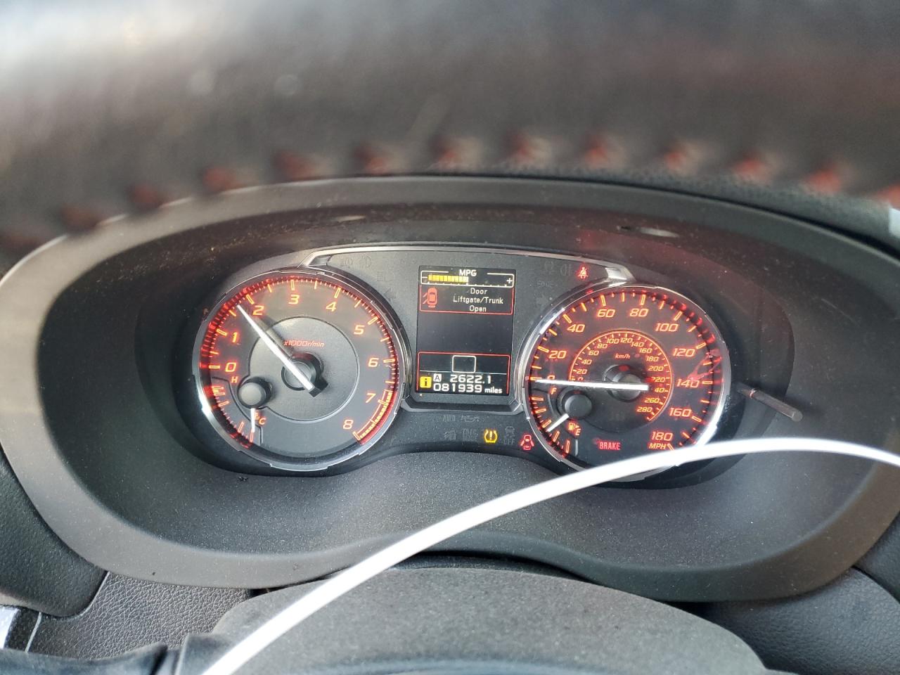 2016 Subaru WRX VIN JF1VA1B64G9811564 Copart auction photo, all over damage thumbnail 9