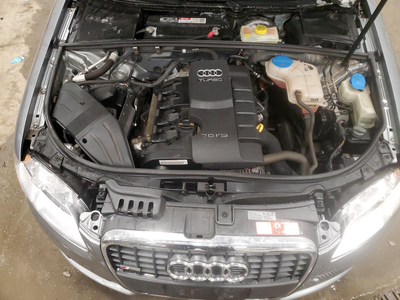 2008 Audi A4 VIN WAUDF78E78A133608 Copart auction photo, side / front end damage thumbnail 11