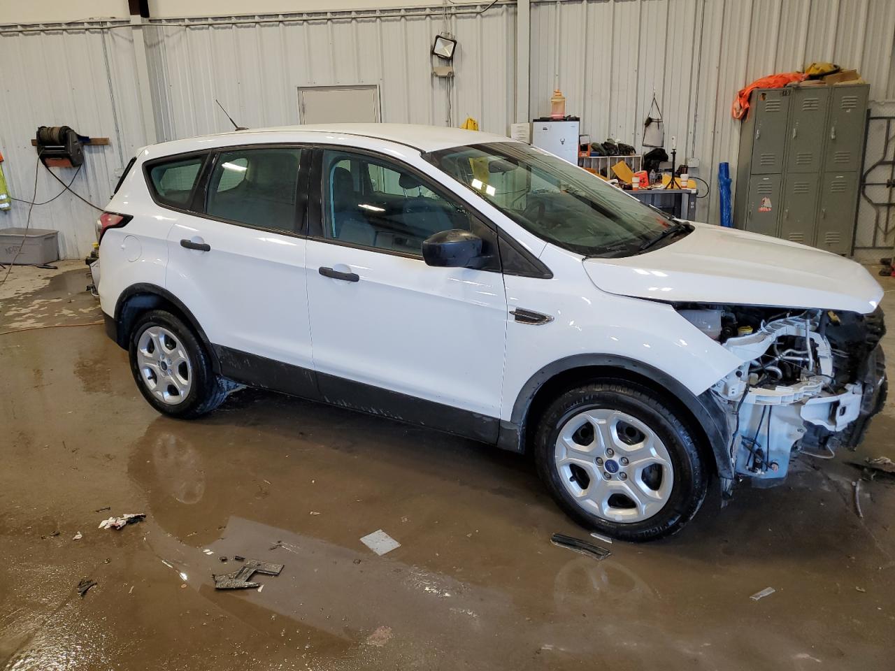 2018 Ford Escape VIN 1FMCU0F7XJUD48240 Copart auction photo, front end damage thumbnail 4