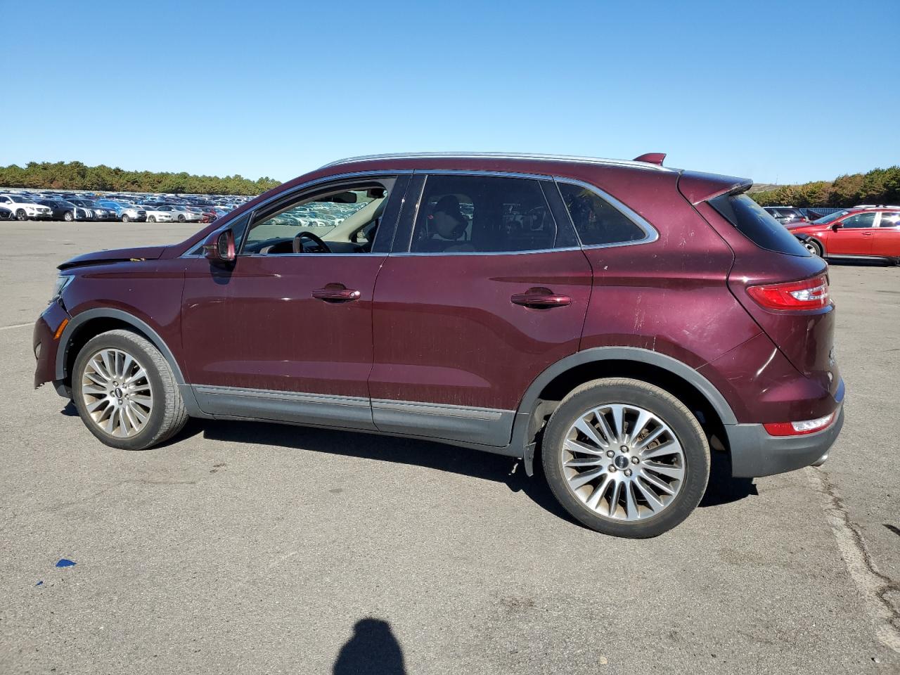 2017 Lincoln MKC VIN 5LMCJ3D94HUL11710 Copart auction photo, front end / minor dent/scratches damage thumbnail 2