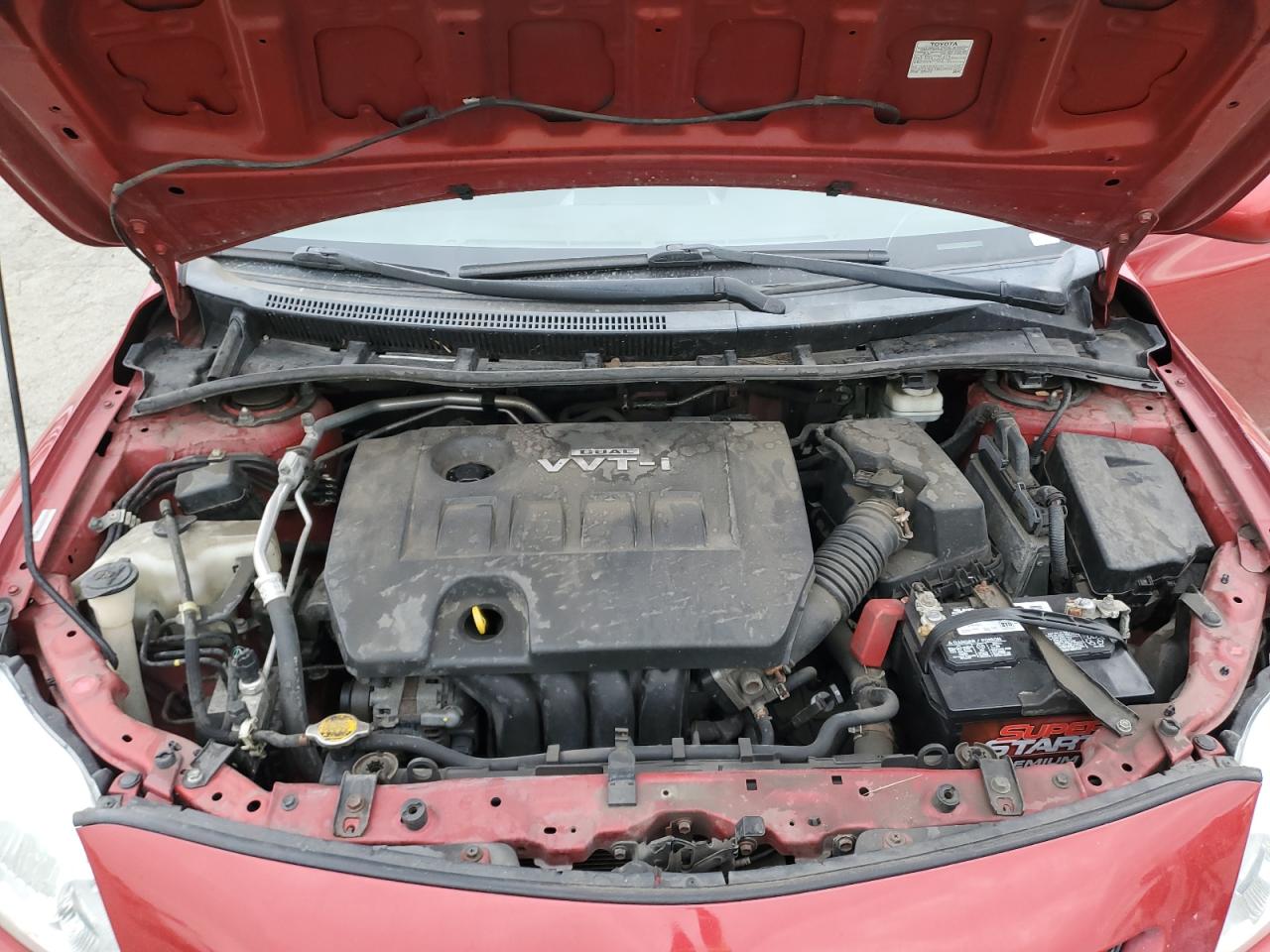 2010 Toyota Corolla VIN 1NXBU4EE0AZ182393 Copart auction photo, rear end damage thumbnail 11