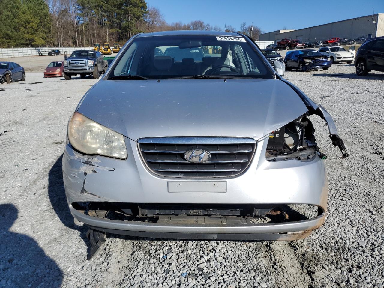 2007 Hyundai Elantra VIN KMHDU46D07U099957 Copart auction photo, all over damage thumbnail 5