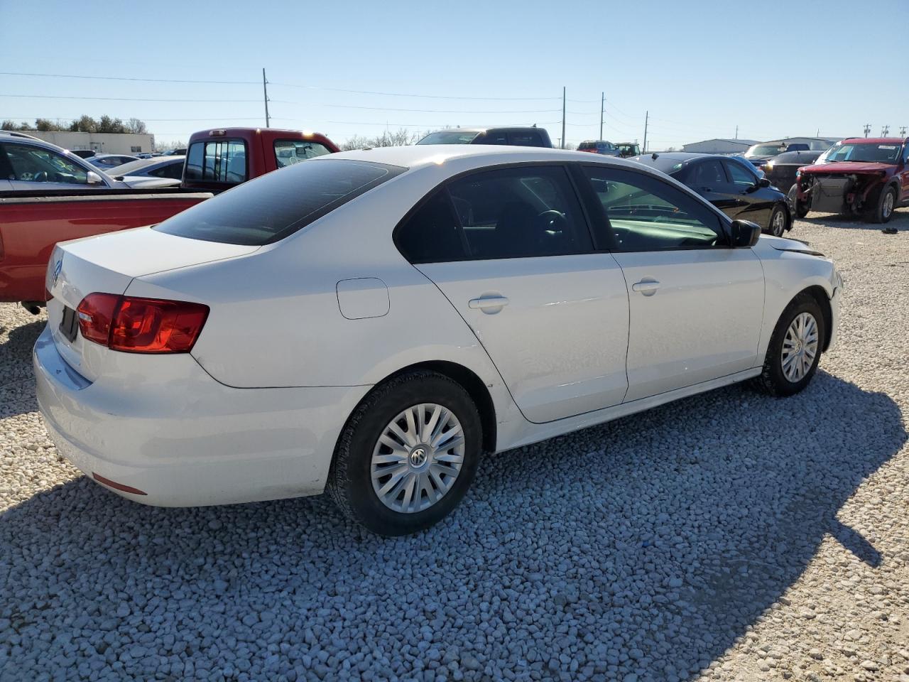 2014 Volkswagen Jetta VIN 3VW2K7AJ2EM356583 Copart auction photo, front end / minor dent/scratches damage thumbnail 3