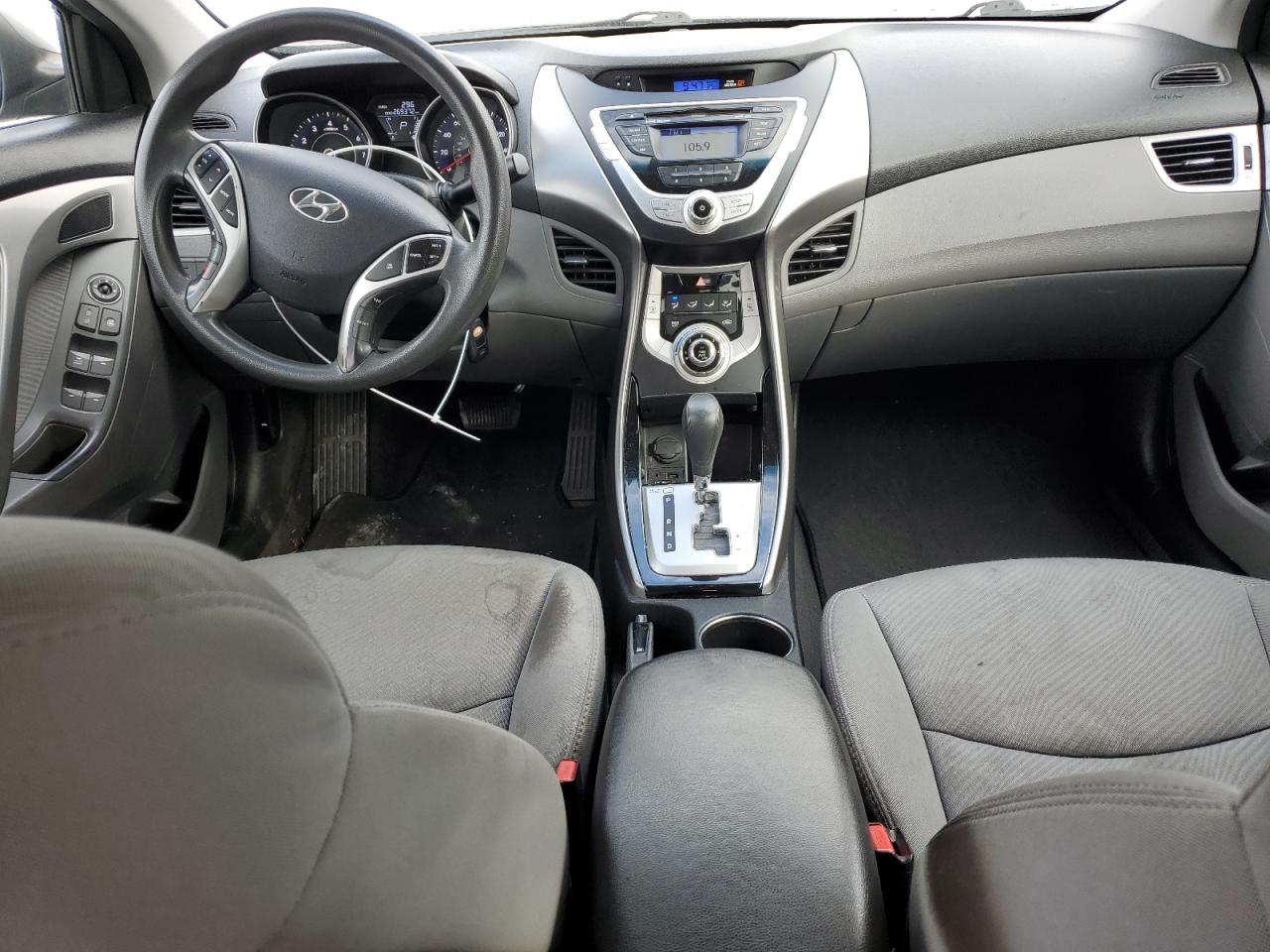 2012 Hyundai Elantra VIN 5NPDH4AE1CH127066 Copart auction photo, front end damage thumbnail 8