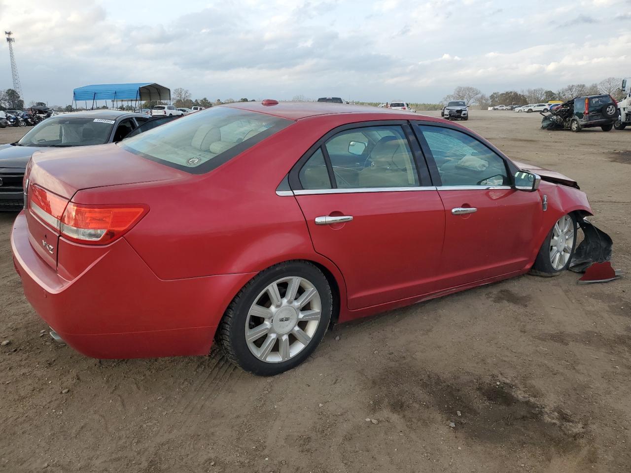 2012 Lincoln MKZ VIN 3LNHL2GC3CR816075 Copart auction photo, front end / side damage thumbnail 3