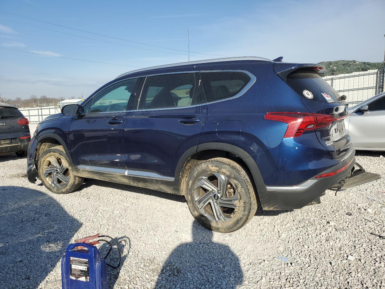 2021 Hyundai Santa Fe VIN 5NMS2DAJ2MH323439 Copart auction photo, front end / rear end damage thumbnail 2