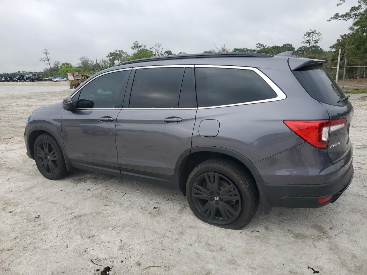 2022 Honda Pilot VIN 5FNYF5H25NB016028 Copart auction photo, front end / side damage thumbnail 2