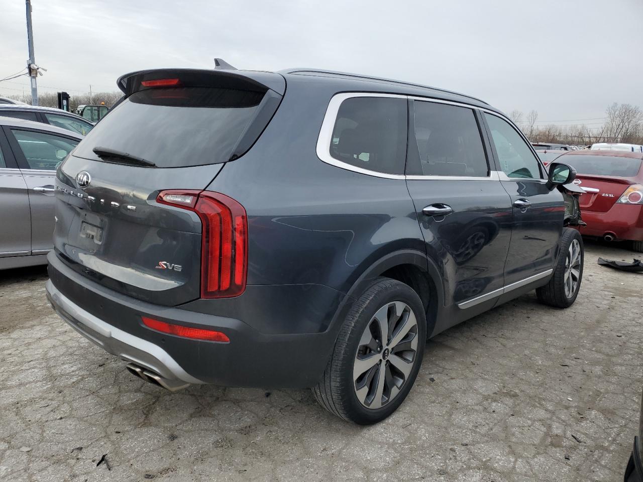 2021 KIA Telluride VIN 5XYP6DHC4MG150907 Copart auction photo, front end damage thumbnail 3