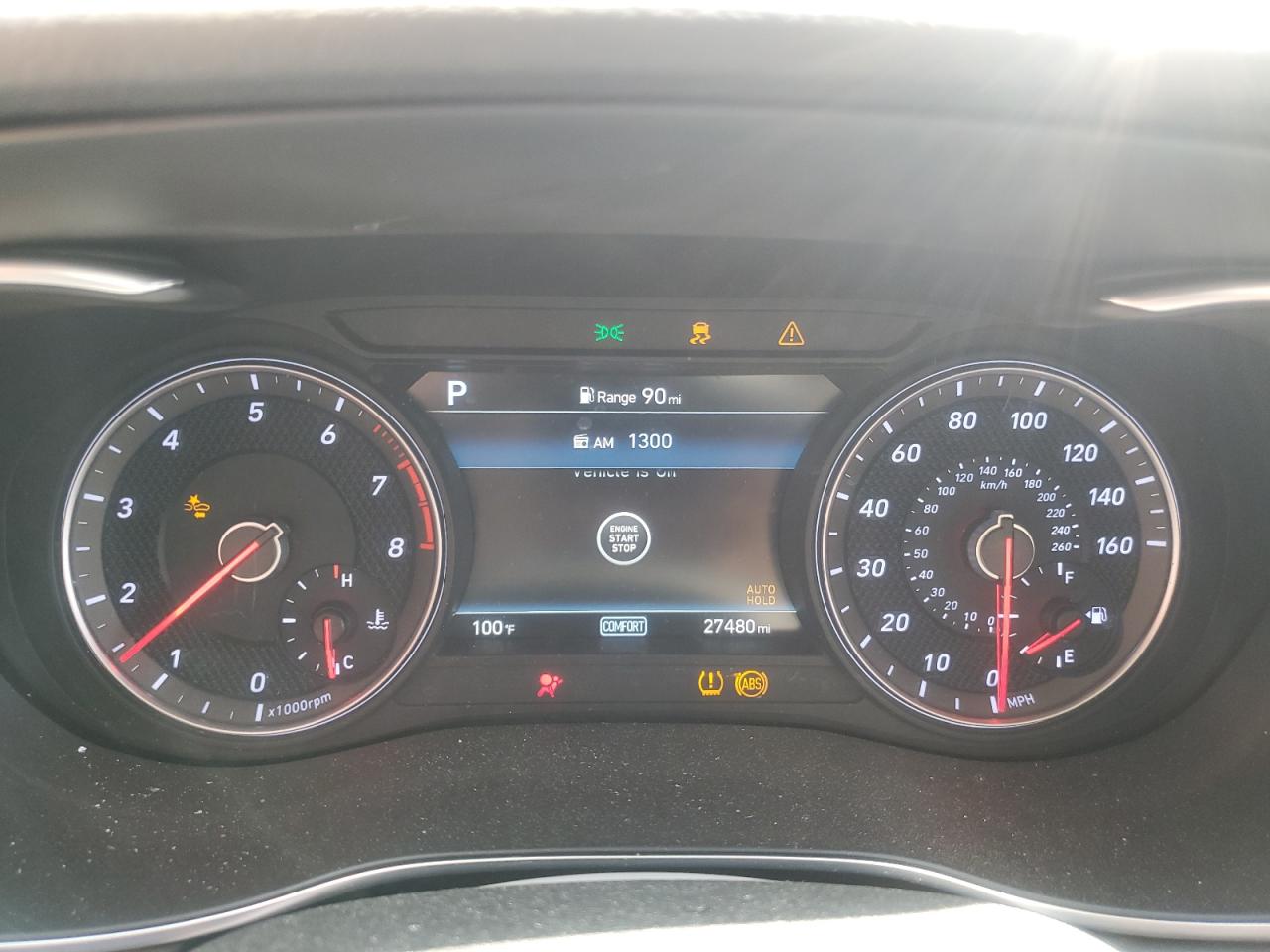 2020 Genesis G70 VIN KMTG64LA6LU062350 Copart auction photo, all over damage thumbnail 9