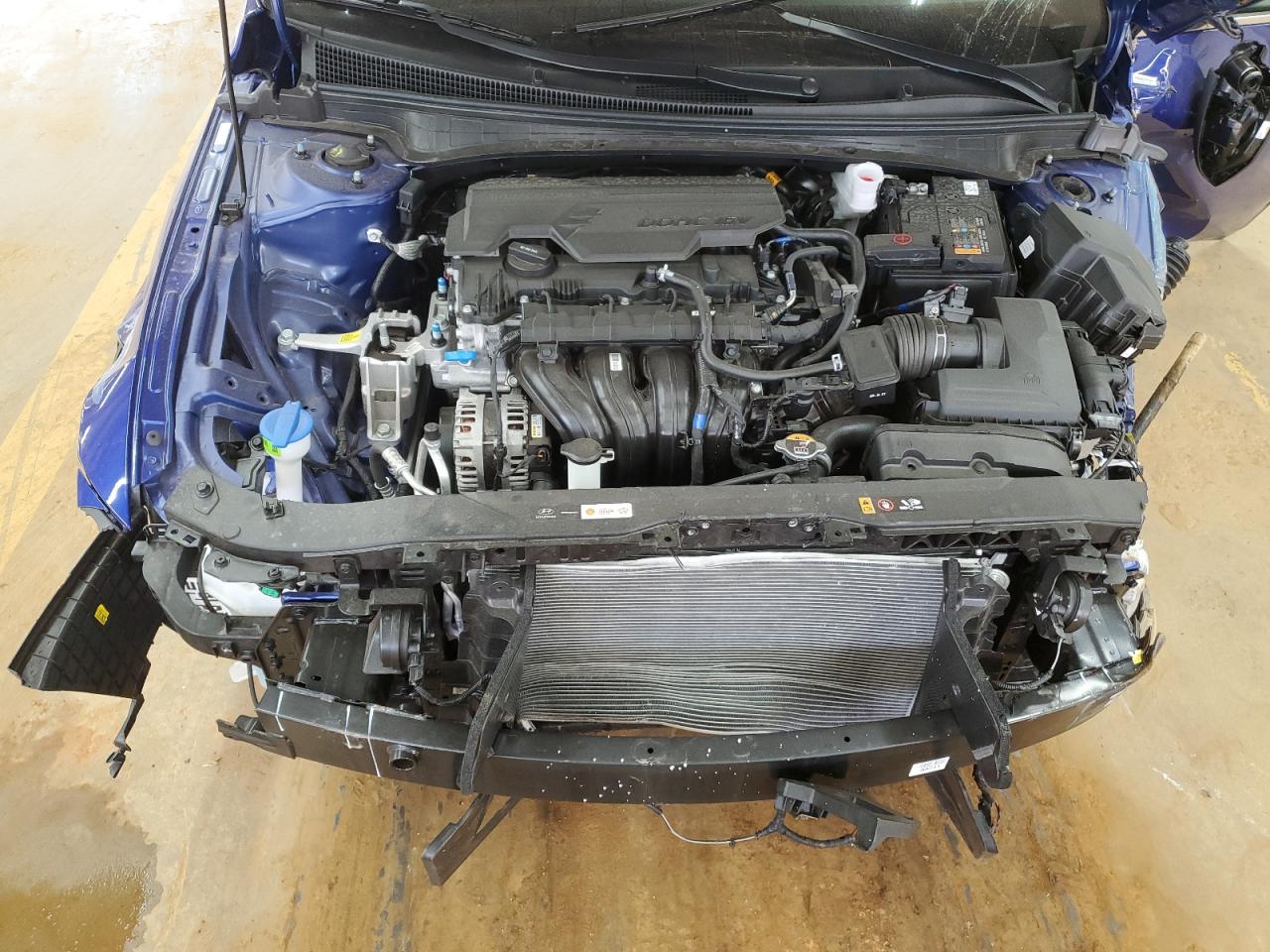 2025 Hyundai Elantra VIN KMHLS4DG3SU920962 Copart auction photo, front end / side damage thumbnail 11