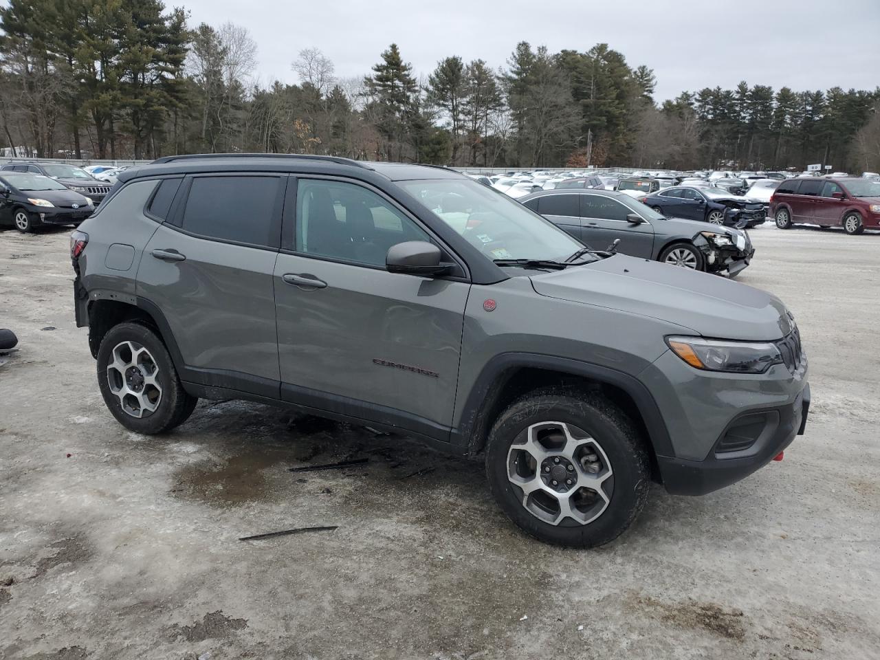 2022 Jeep Compass VIN 3C4NJDDB2NT122391 Copart auction photo, rear end damage thumbnail 4