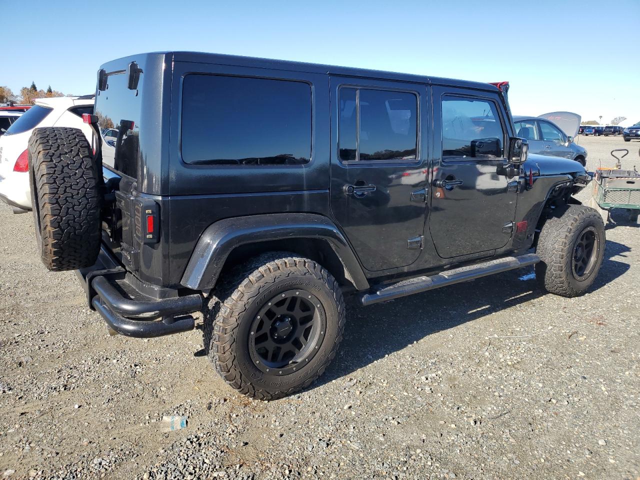 2010 Jeep Wrangler VIN 1J4BA3H19AL216041 Copart auction photo, front end / side damage thumbnail 3