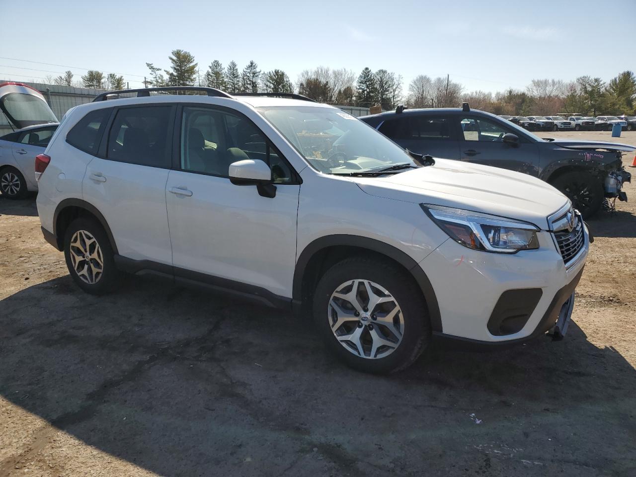 2020 Subaru Forester VIN JF2SKAGC8LH586205 Copart auction photo, front end damage thumbnail 4