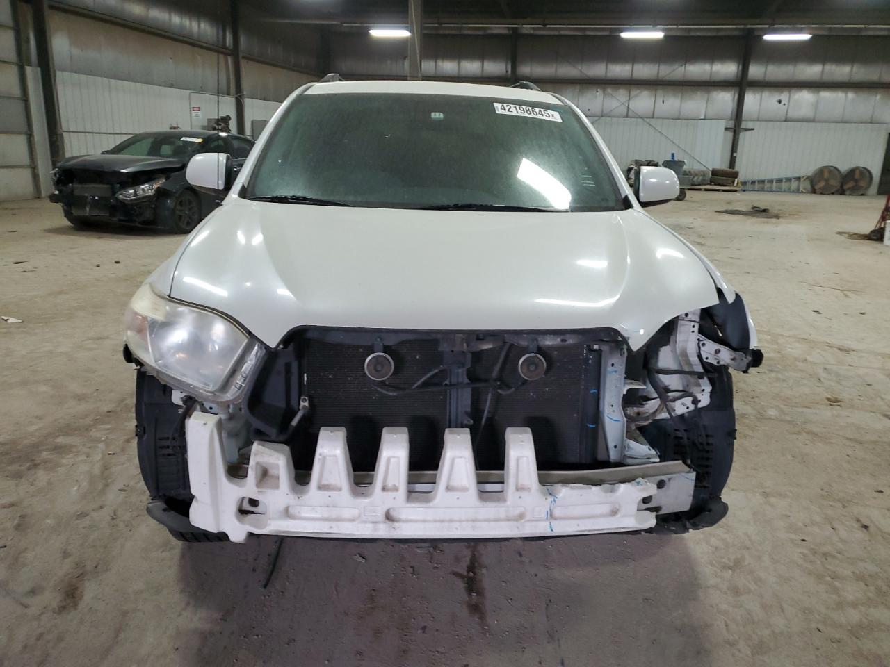 2010 Toyota Highlander VIN JTEZA3EH7A2010661 Copart auction photo, front end / minor dent/scratches damage thumbnail 5
