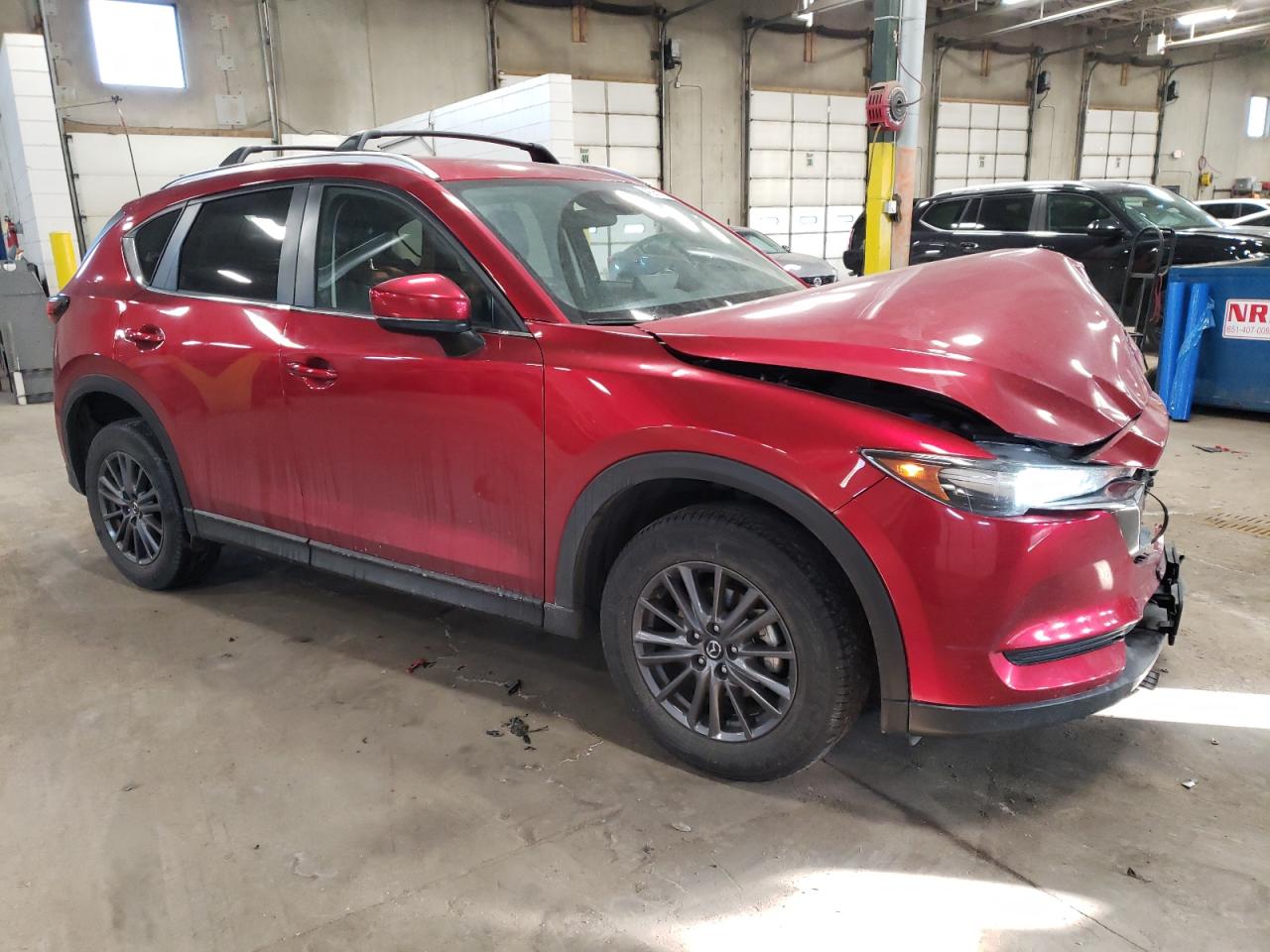 2021 Mazda CX-5 VIN JM3KFBCM5M0481989 Copart auction photo, front end / minor dent/scratches damage thumbnail 4