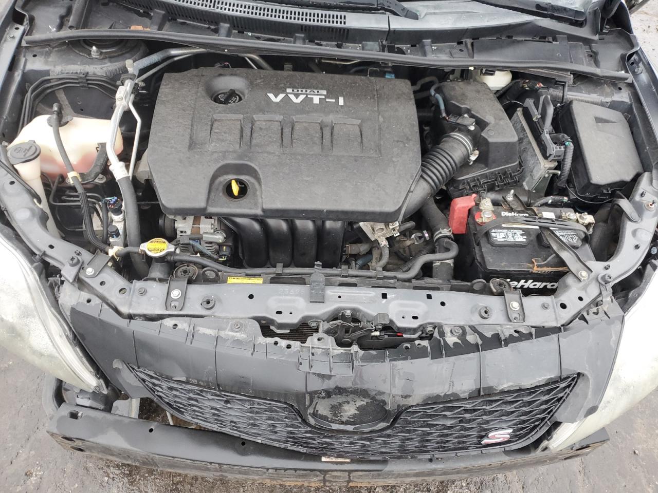 2009 Toyota Corolla VIN 1NXBU40E49Z152008 Copart auction photo, all over damage thumbnail 12