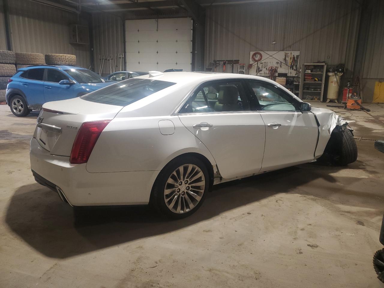 2019 Cadillac CTS VIN 1G6AX5SX7K0105275 Copart auction photo, front end damage thumbnail 3