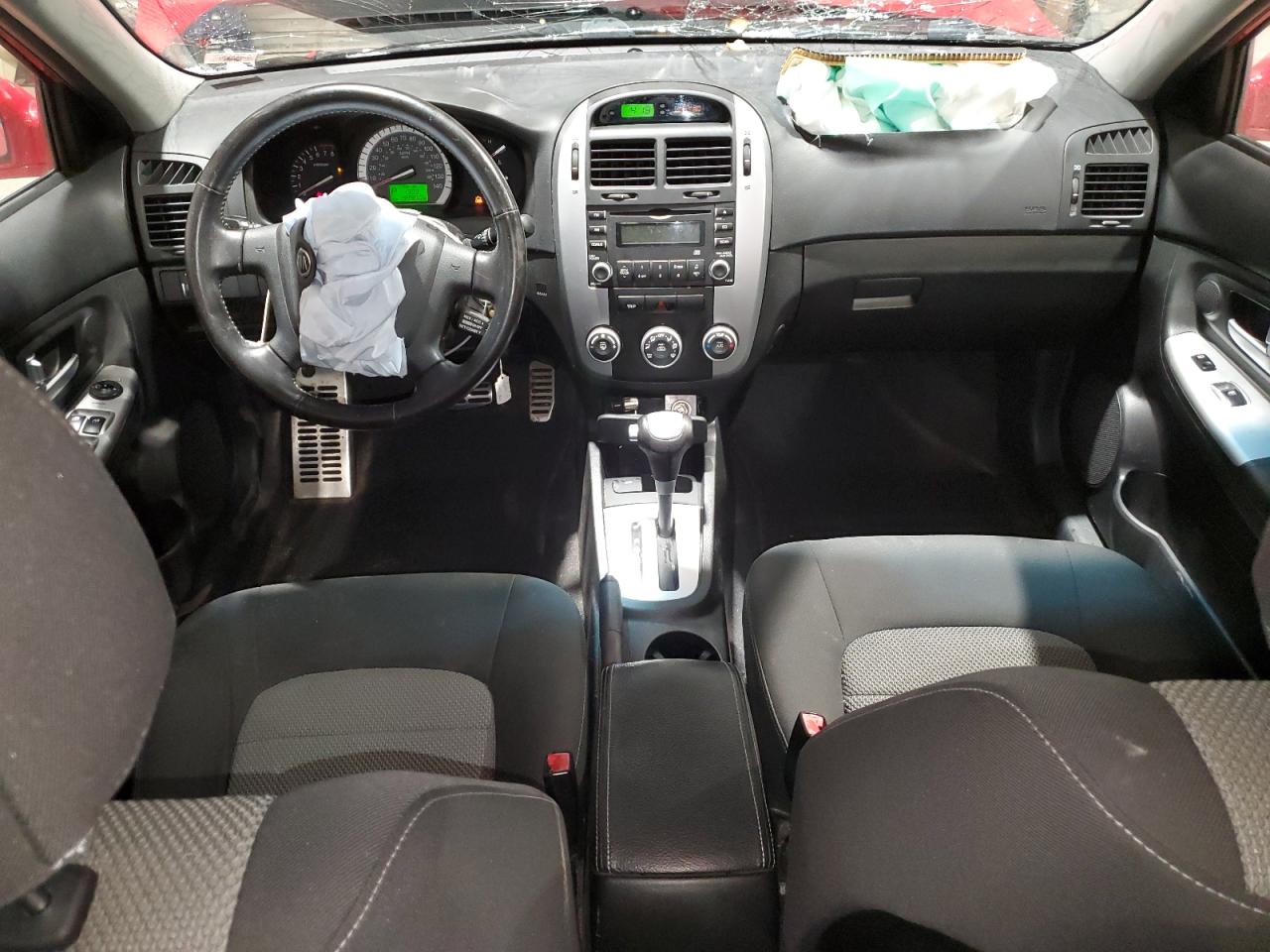 2007 KIA Spectra VIN KNAFE161975004589 Copart auction photo, front end damage thumbnail 8