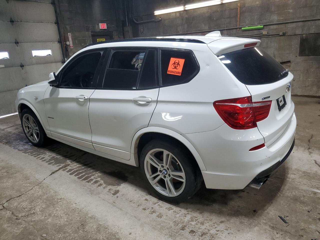 2014 BMW X3 VIN 5UXWX7C56E0E76672 Copart auction photo, biohazard/chemical / side damage thumbnail 2