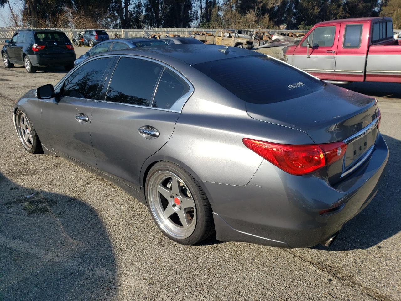 2016 Infiniti Q50 VIN JN1FV7AP0GM420735 Copart auction photo, vandalism damage thumbnail 2