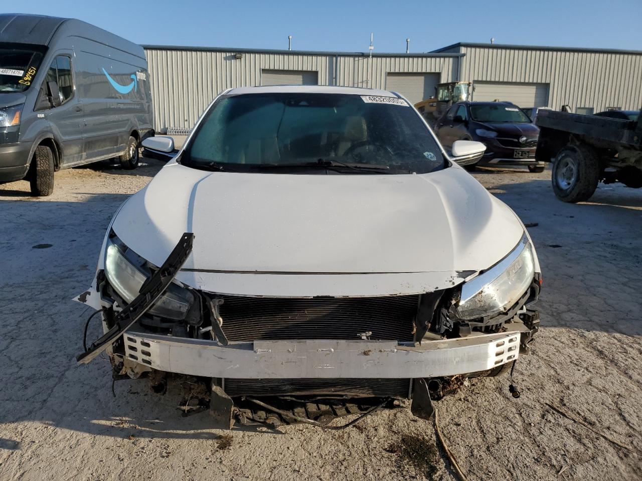 2017 Honda Civic VIN 2HGFC3B91HH353337 Copart auction photo, front end / vandalism damage thumbnail 5