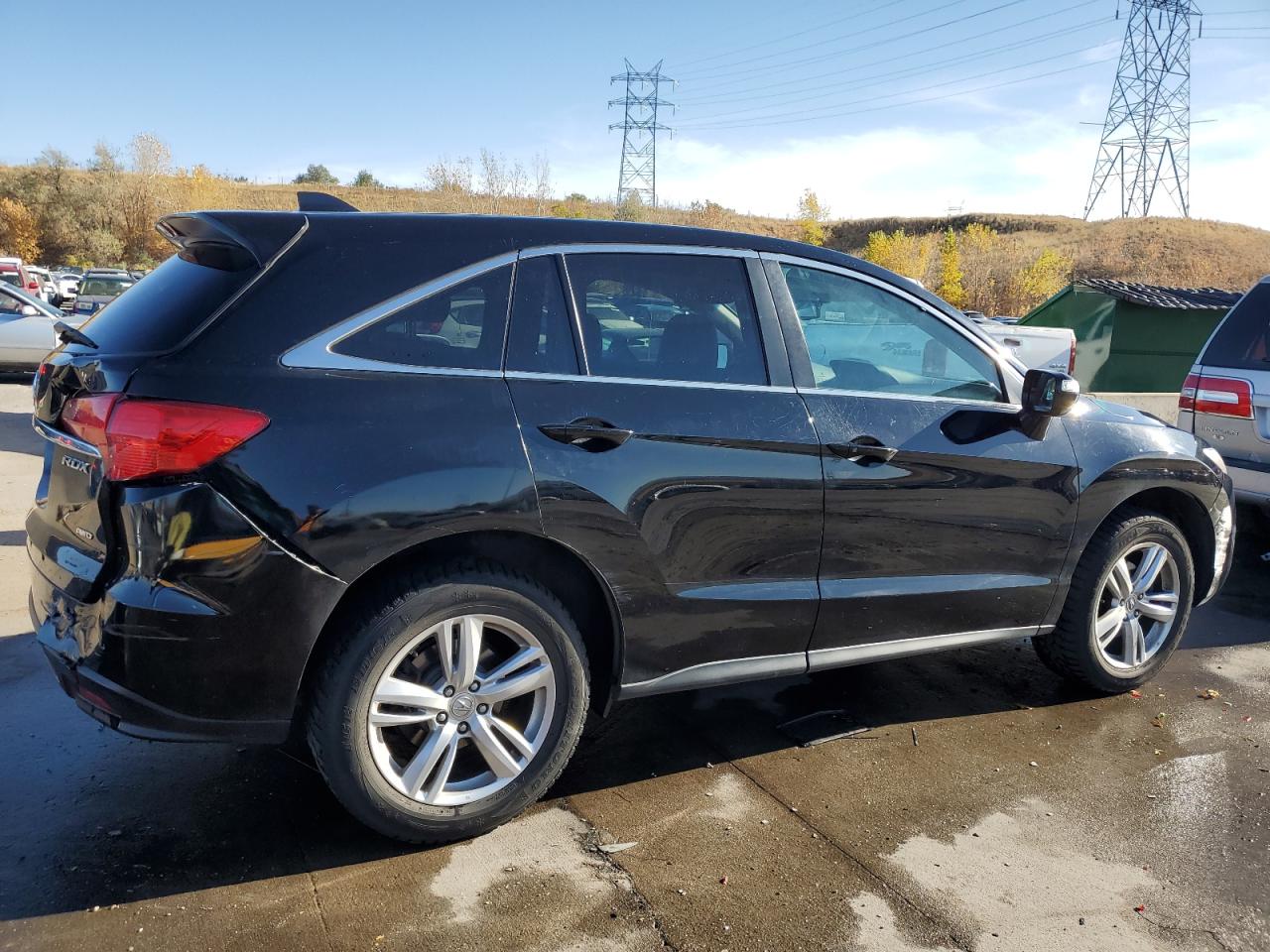 2014 Acura RDX VIN 5J8TB4H52EL001172 Copart auction photo, rear end / front end damage thumbnail 3
