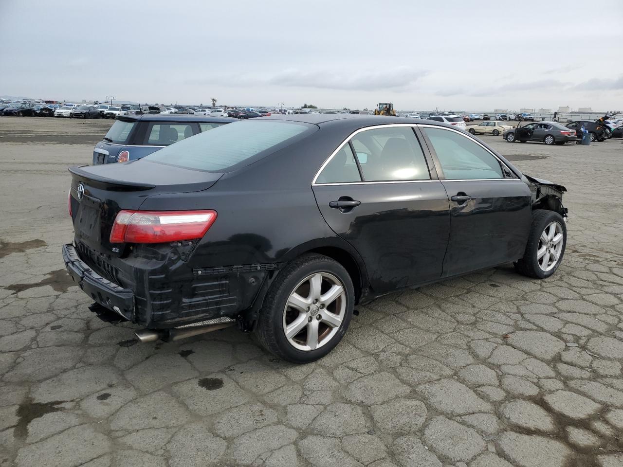 2007 Toyota Camry VIN 4T1BE46K37U009803 Copart auction photo, front end / rear end damage thumbnail 3