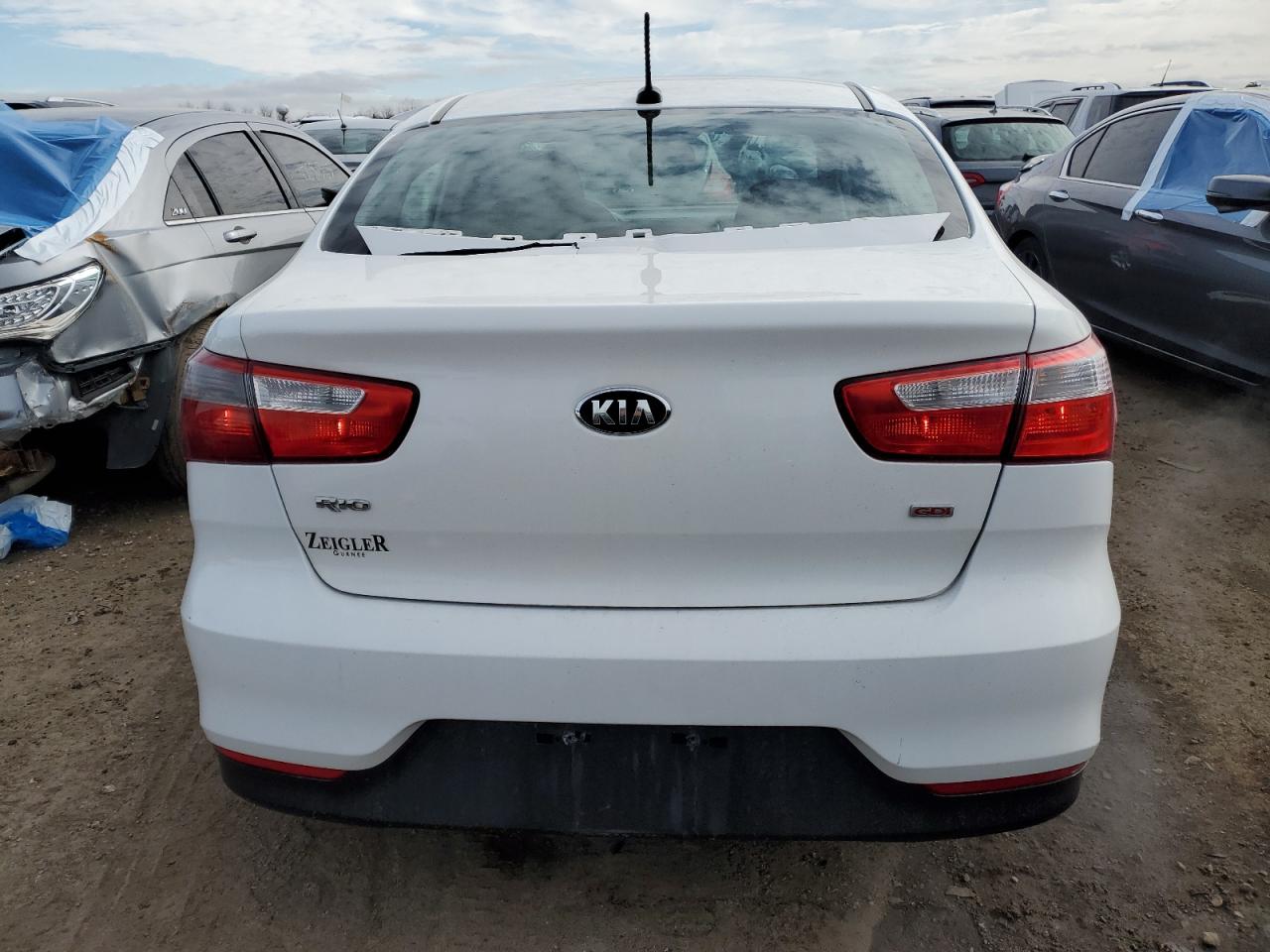2017 KIA Rio VIN KNADM4A39H6086372 Copart auction photo, front end damage thumbnail 6