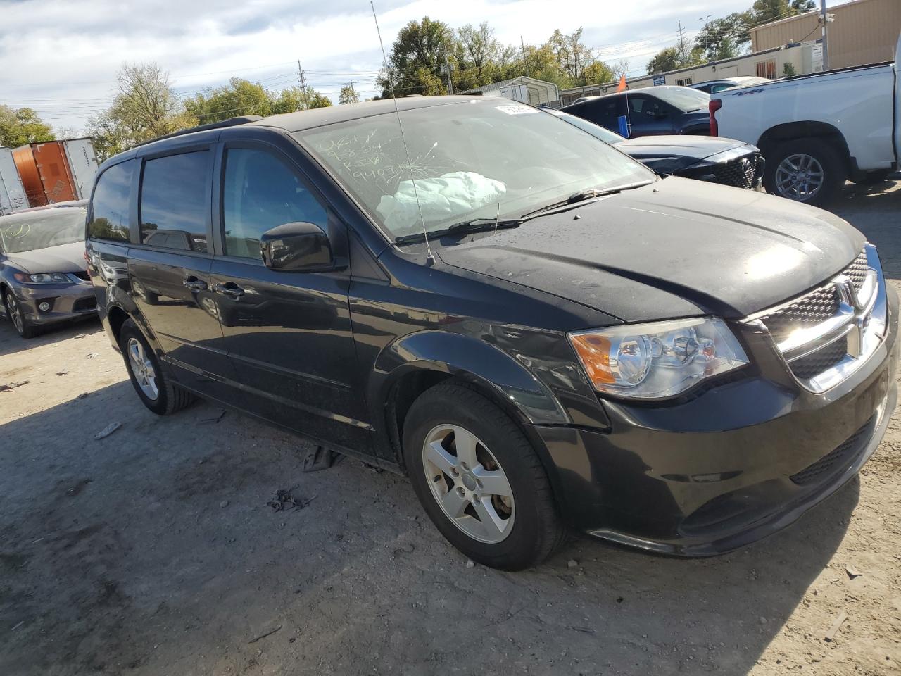 2013 Dodge Caravan VIN 2C4RDGCG8DR521797 Copart auction photo, all over damage thumbnail 4