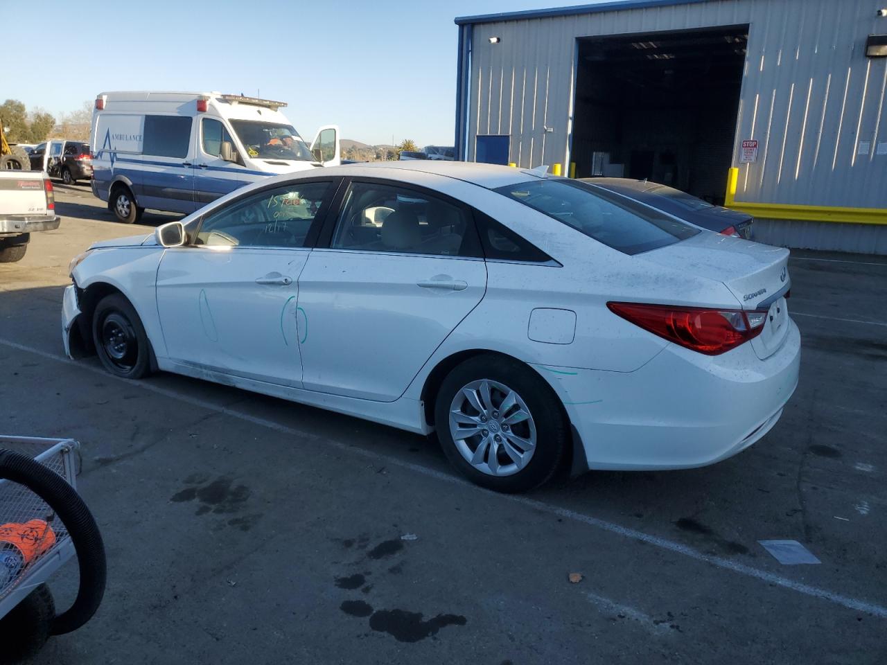 2013 Hyundai Sonata VIN 5NPEB4AC0DH532020 Copart auction photo, front end / minor dent/scratches damage thumbnail 2