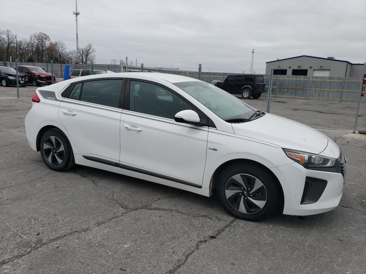2018 Hyundai IONIQ VIN KMHC75LC1JU074917 Copart auction photo, undercarriage damage thumbnail 4