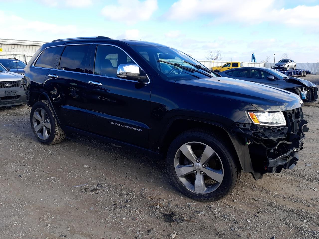 2014 Jeep Grand Cherokee VIN 1C4RJFBG8EC253820 Copart auction photo, all over / mechanical damage thumbnail 4