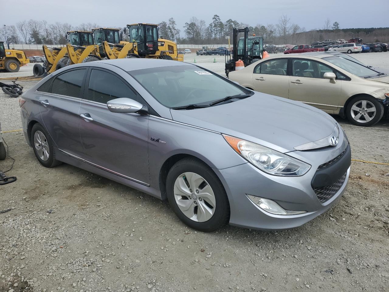 2015 Hyundai Sonata VIN KMHEC4A45FA137830 Copart auction photo, side damage thumbnail 4