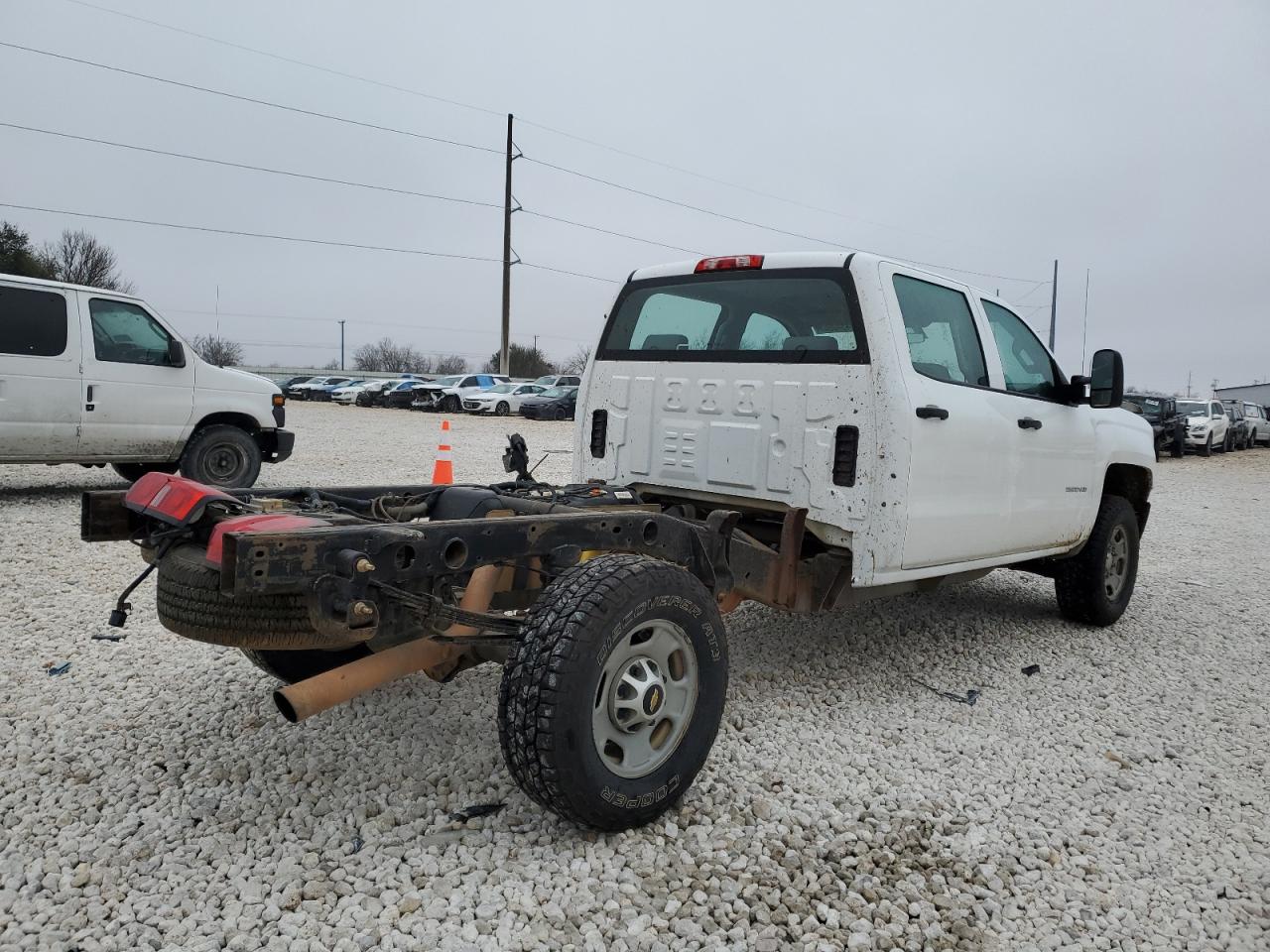 2015 Chevrolet Silverado VIN 1GC1KUEGXFF172280 Copart auction photo, stripped / front end damage thumbnail 3
