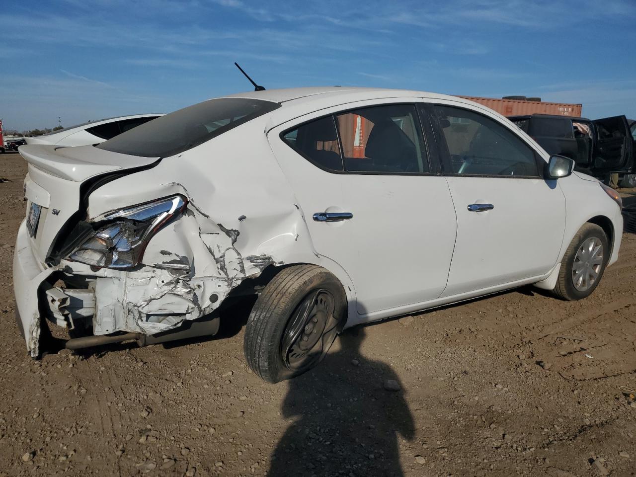 2017 Nissan Versa VIN 3N1CN7AP1HL877231 Copart auction photo, rear end damage thumbnail 3