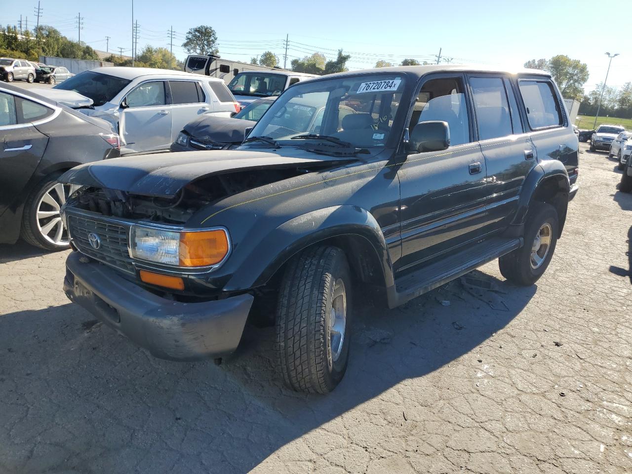 1996 Toyota Land Cruiser VIN JT3HJ85J8T0140189 - Copart auction photo