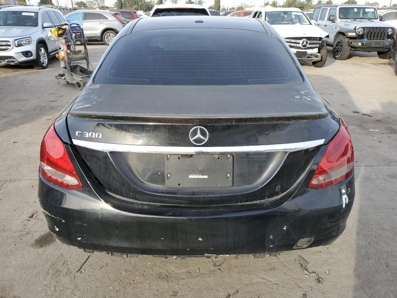2016 Mercedes-Benz C-klasse VIN 55SWF4JB8GU096793 Copart auction photo, front end / rear end damage thumbnail 6