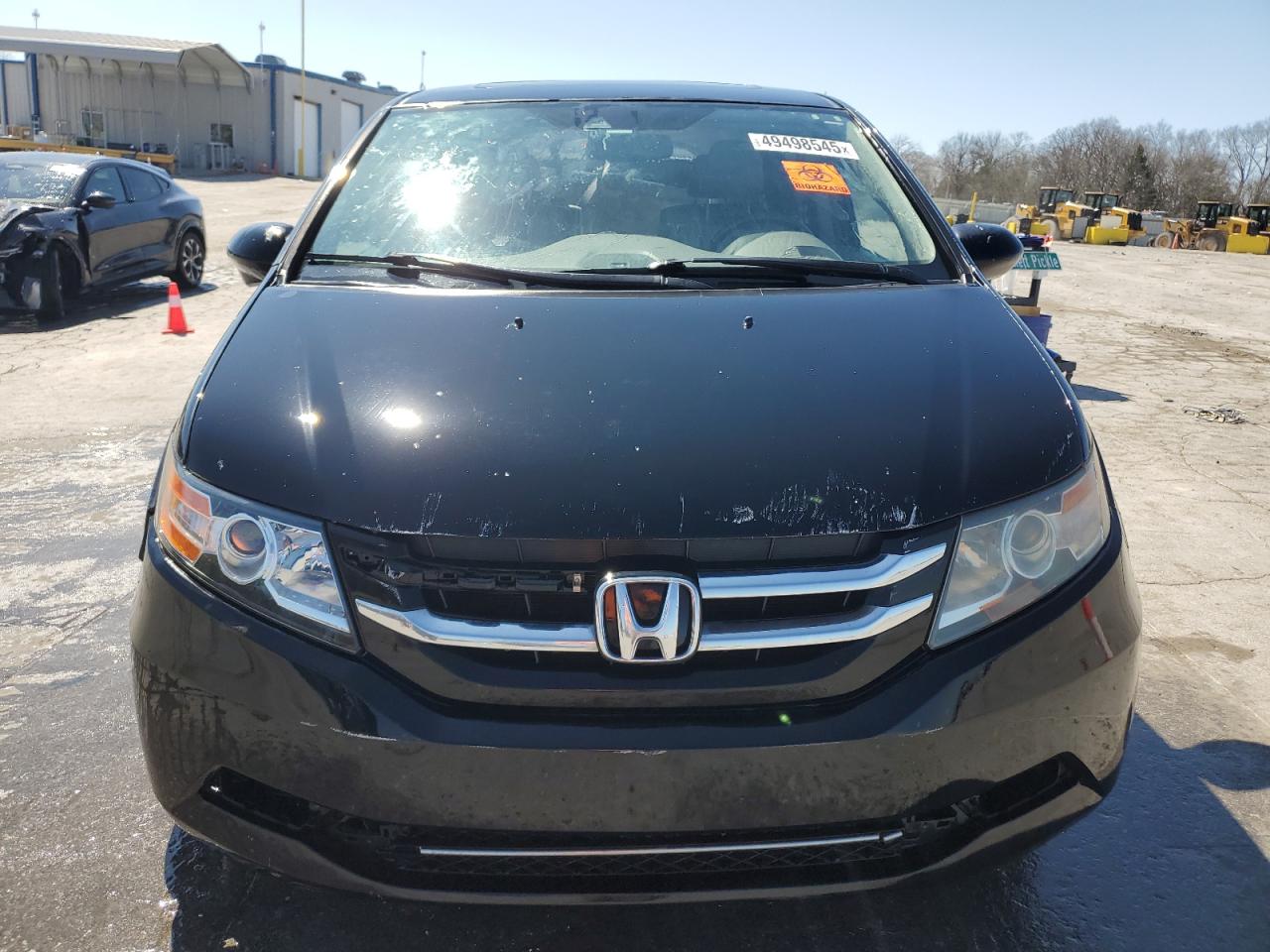 2015 Honda Odyssey VIN 5FNRL5H65FB058782 Copart auction photo, rear end damage thumbnail 5
