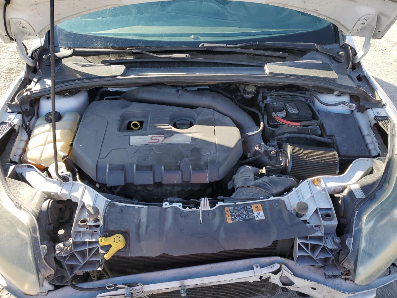 2014 Ford Focus VIN 1FADP3L97EL300106 Copart auction photo, front end / side damage thumbnail 11
