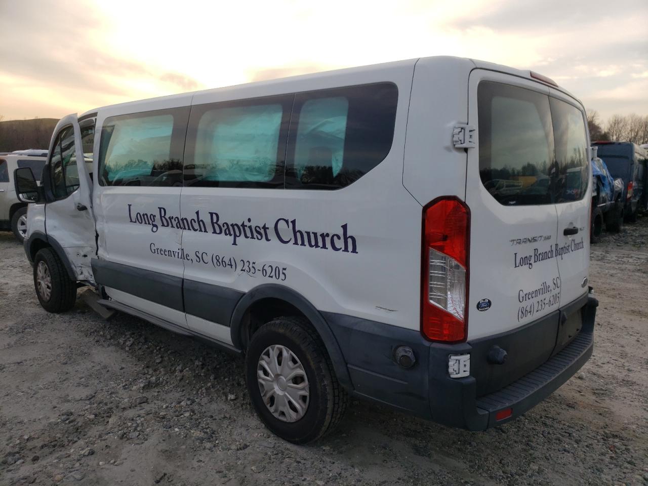 2016 Ford Transit VIN 1FBZX2ZM1GKA92176 Copart auction photo, side damage thumbnail 2