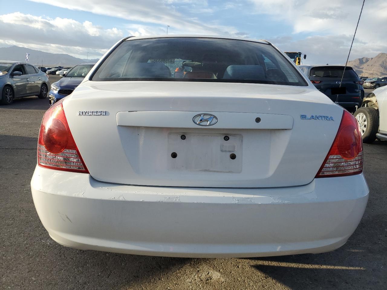 2006 Hyundai Elantra VIN KMHDN46D66U362139 Copart auction photo, side damage thumbnail 6