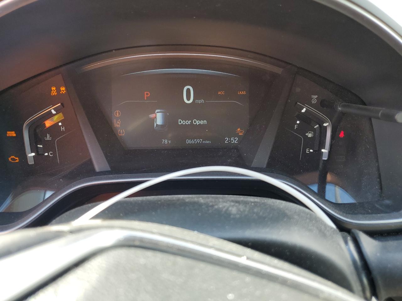 2017 Honda CR-V VIN 7FARW1H93HE034854 Copart auction photo, front end damage thumbnail 8