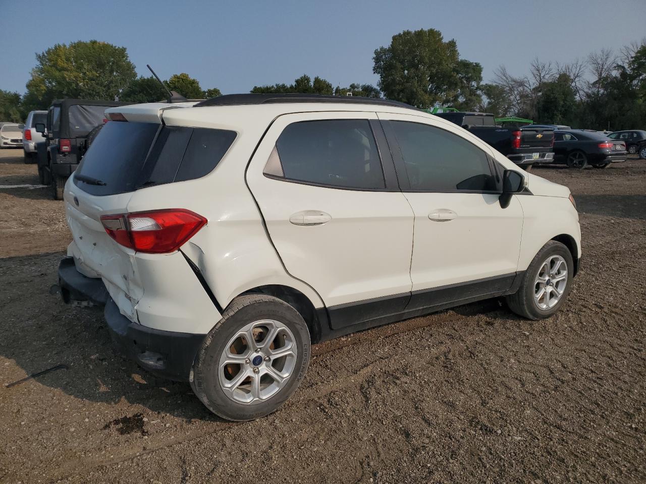 2019 Ford EcoSport VIN MAJ3S2GE5KC307286 Copart auction photo, rear end / side damage thumbnail 3