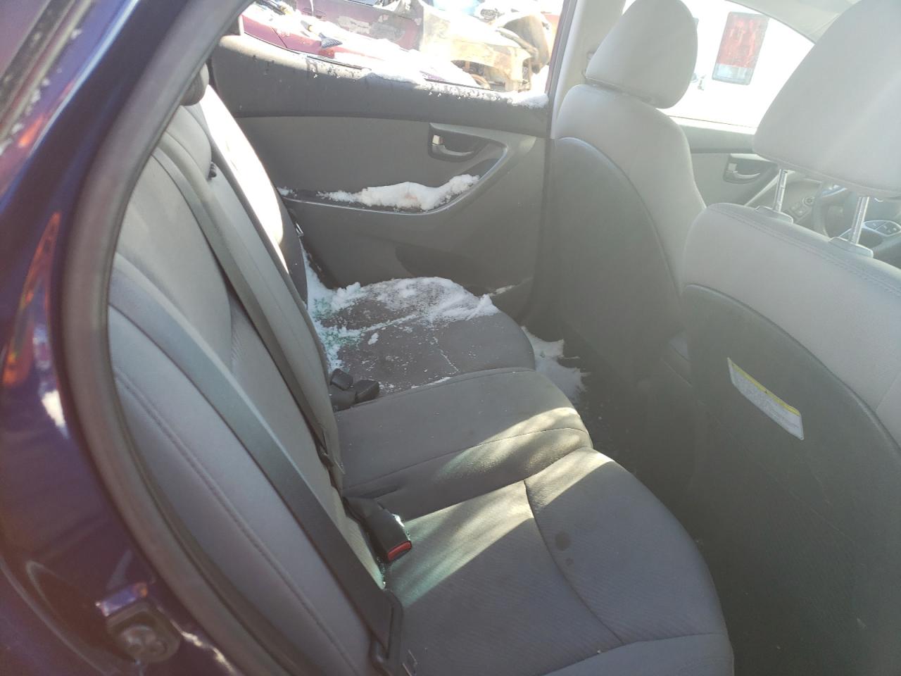2013 Hyundai Elantra VIN 5NPDH4AE4DH168373 Copart auction photo, vandalism damage thumbnail 10