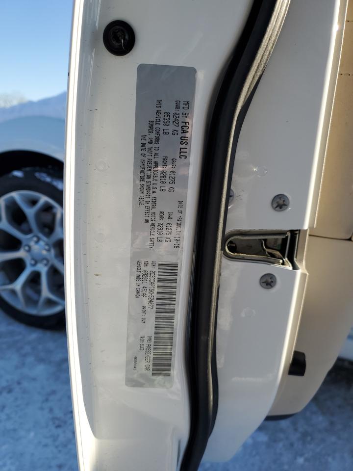 2019 Chrysler 300 VIN 2C3CCAPT5KH524077 Copart auction photo, front end damage thumbnail 12