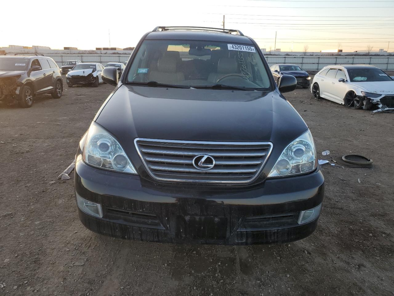 2006 Lexus GX VIN JTJBT20X460097587 Copart auction photo, front end / side damage thumbnail 5