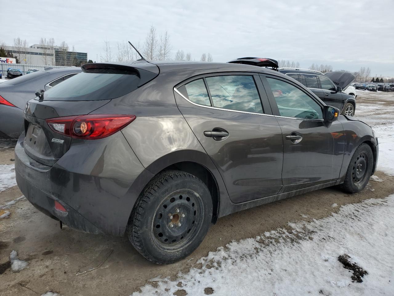 2015 Mazda 3 VIN 3MZBM1L74FM202807 Copart auction photo, front end / undercarriage damage thumbnail 3